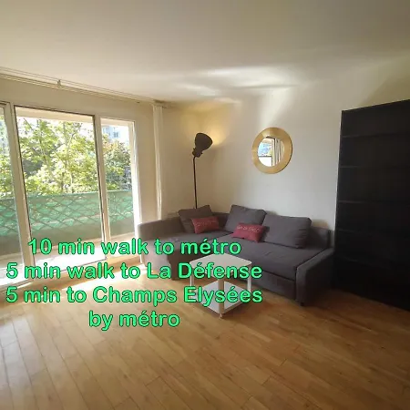 2 Bedrooms & Salon, La Defense, Metro, Parking
